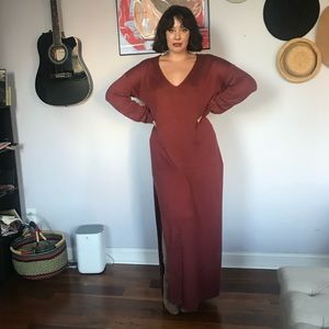 Lovers + Friends sweater maxi dress